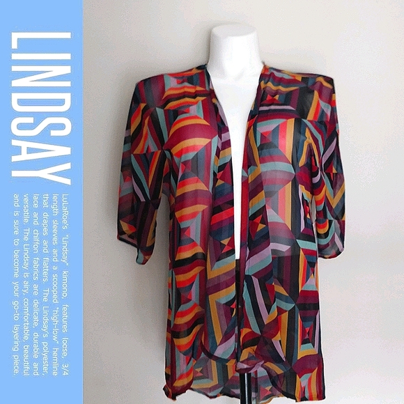 LuLaRoe Sweaters - Lularoe Lindsay Kimono sz S